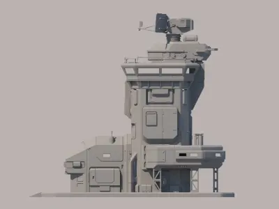 Modular Outpost 3D model