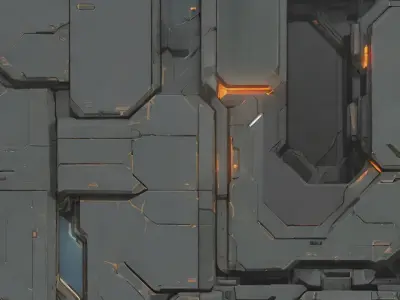 ZTR AI rendered sci-fi texture set Texture