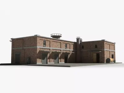 Factory xx24 Low-poly 3D model purchase