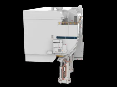 sci-fi architecture 6 3D model