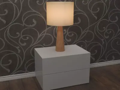 Lamp - night table light 3D model