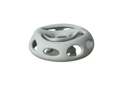 SciFi Cube Object No 65839 Low Poly Shape Low-poly 3D model
