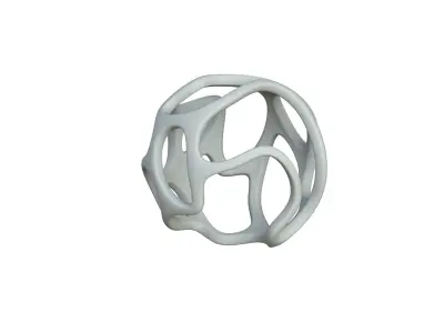SciFi Cube Object No 19113 Low Poly Shape Texture