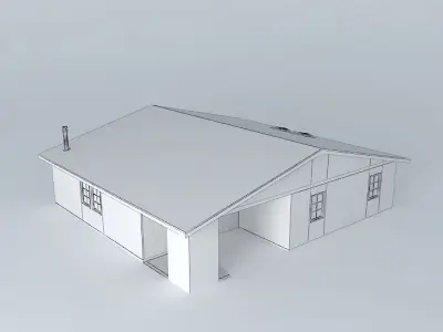 Tract House Free 3D model