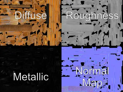 Wicker Pendant Light Model Pack Low-poly 3D model