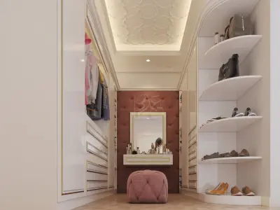 Dressing Room wardrobe clothes   3D model