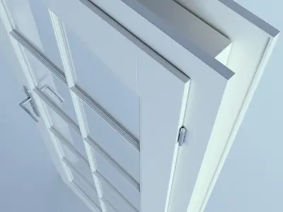 White Door 16 3D model