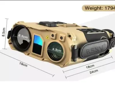 Handheld Multifunctional Thermal Binoculars 3D model