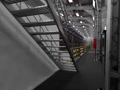 Warehouse Interior only 3D model