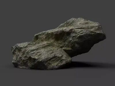 Rock 3-1 Low-poly 3D model