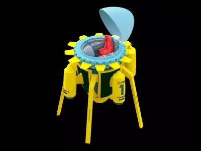 Dragon ball time machine 3D print model