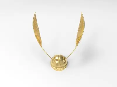 Harry Potter Golden Snitch 3D model