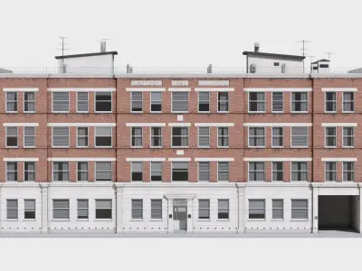 Building at old church st 48 London 3D model 3D model