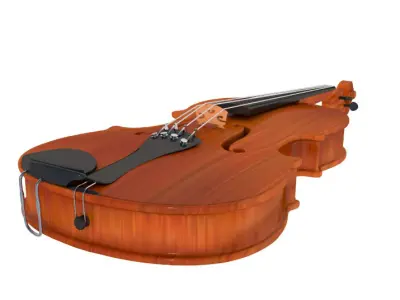 3D Violin model 3D model