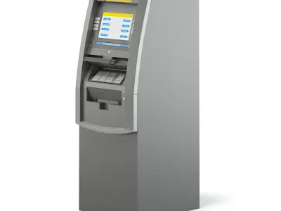 ATM 3D Model machine 3D model