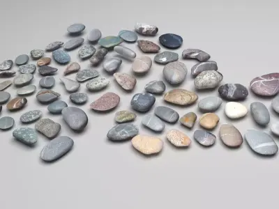 Rocks Set 3D model