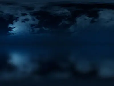 4k HDR Night Sky 3D model