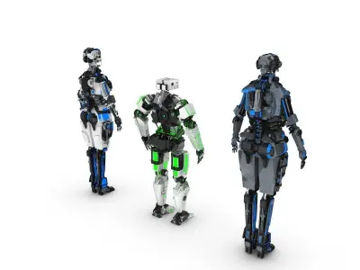 Sci-Fi Characters Pack 3D model
