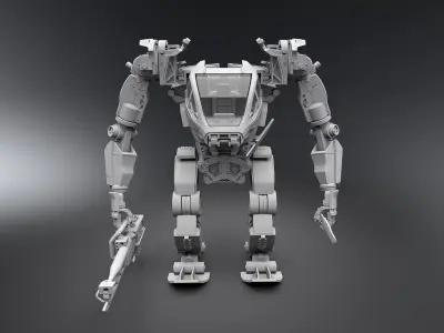 AMP suit scale model  3D print model