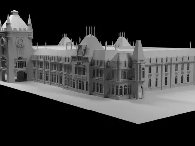 classic building  3D print model