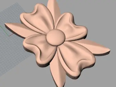 CNC 3D relief design STL format file used for artcam aspire E736 3D model