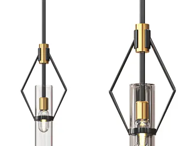 Raef Mini Pendant By Troy Lighting 3D model