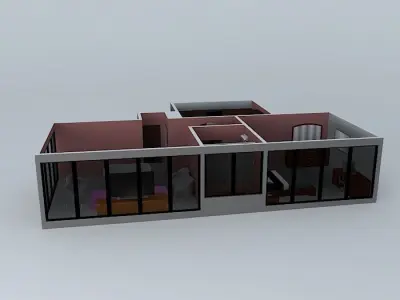 Modern Apartment Free 3D model purchase