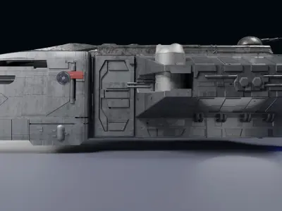 stars wars trexler 906 armored-marauder Low-poly 3D model