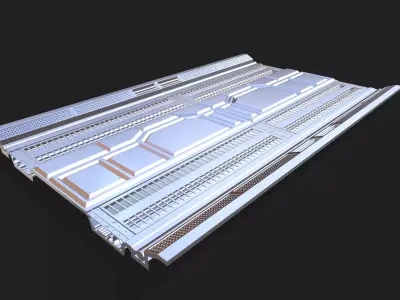 Sci-Fi Tile 3D model