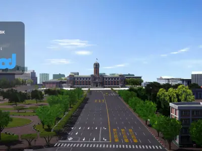 Tw Presidential Palace 3D model