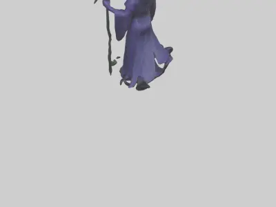 Nightshade model Low-poly 3D model