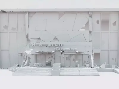 Research Center Building 3D model