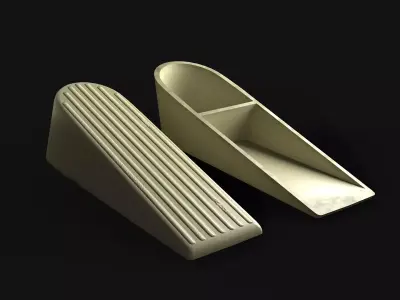 Door Stoppers Free low-poly 3D model