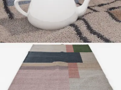 Rugs No 691 Low-poly 3D model
