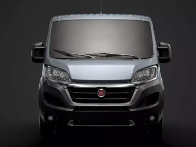 Fiat Ducato Chassis Truck Crew Cab 4035XL WB 2020 3D model