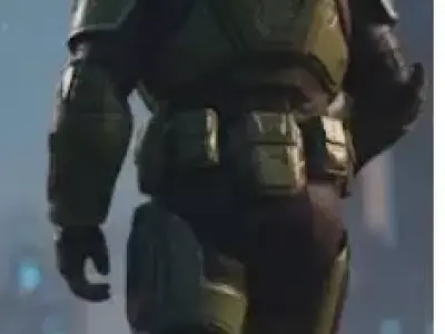 Grimdark Trench Soldier - Sci-Fi WW2  Infantry PBR  3D model