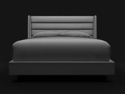 Ivy Lane - King Size Bed 3D model