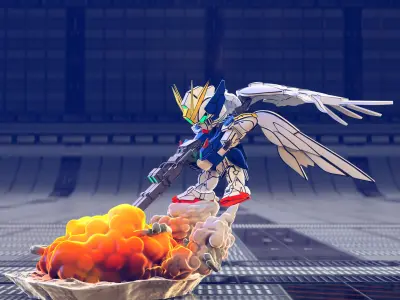 Wing Zero 3D print model