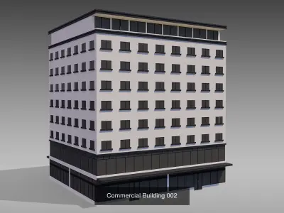 Commercial Buildings Collection 3D Model Pack