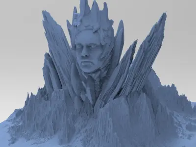 Ancient Athena Mountain 4 3D 3D model