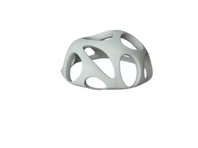 SciFi Cube Object No 55227 Low Poly Shape Low-poly 3D model