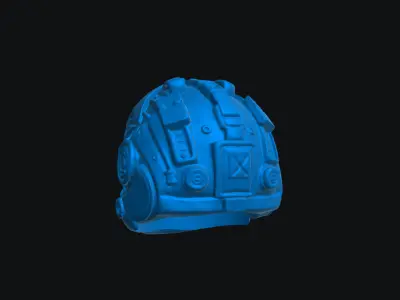 Jack Helmet Brick Armor 3D Print Model 3D print model