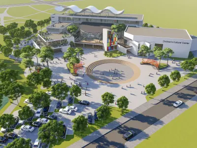 Center of Children 02 3D model