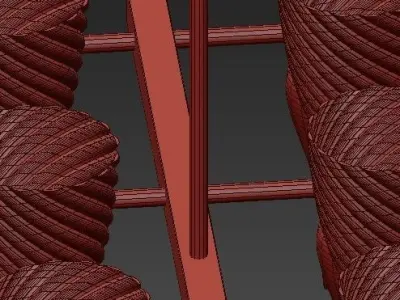 Chandelier Barovier Toso 3D model