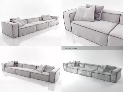 Aspettami couch 3D model