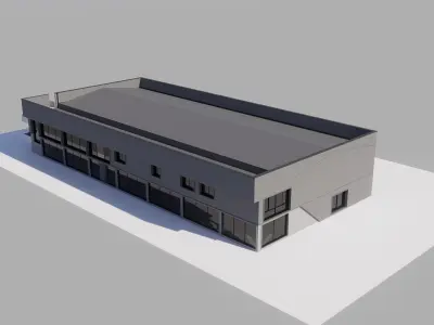 Warehouse Exterior 3D model