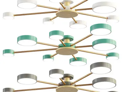 Lampatron TIDEN chandelier 3D model