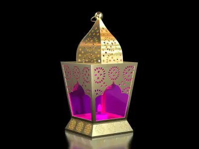 Ramadan Lantern 3D Model 3D model