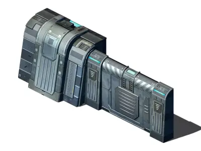 Machinery - Wall 02 3D model purchase