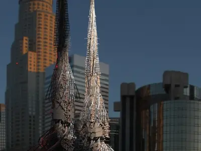 London Modern Art shard Tower 3 3D model